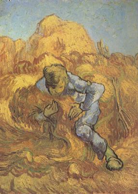 Vincent Van Gogh The Sheaf-Binder (nn04) France oil painting art
